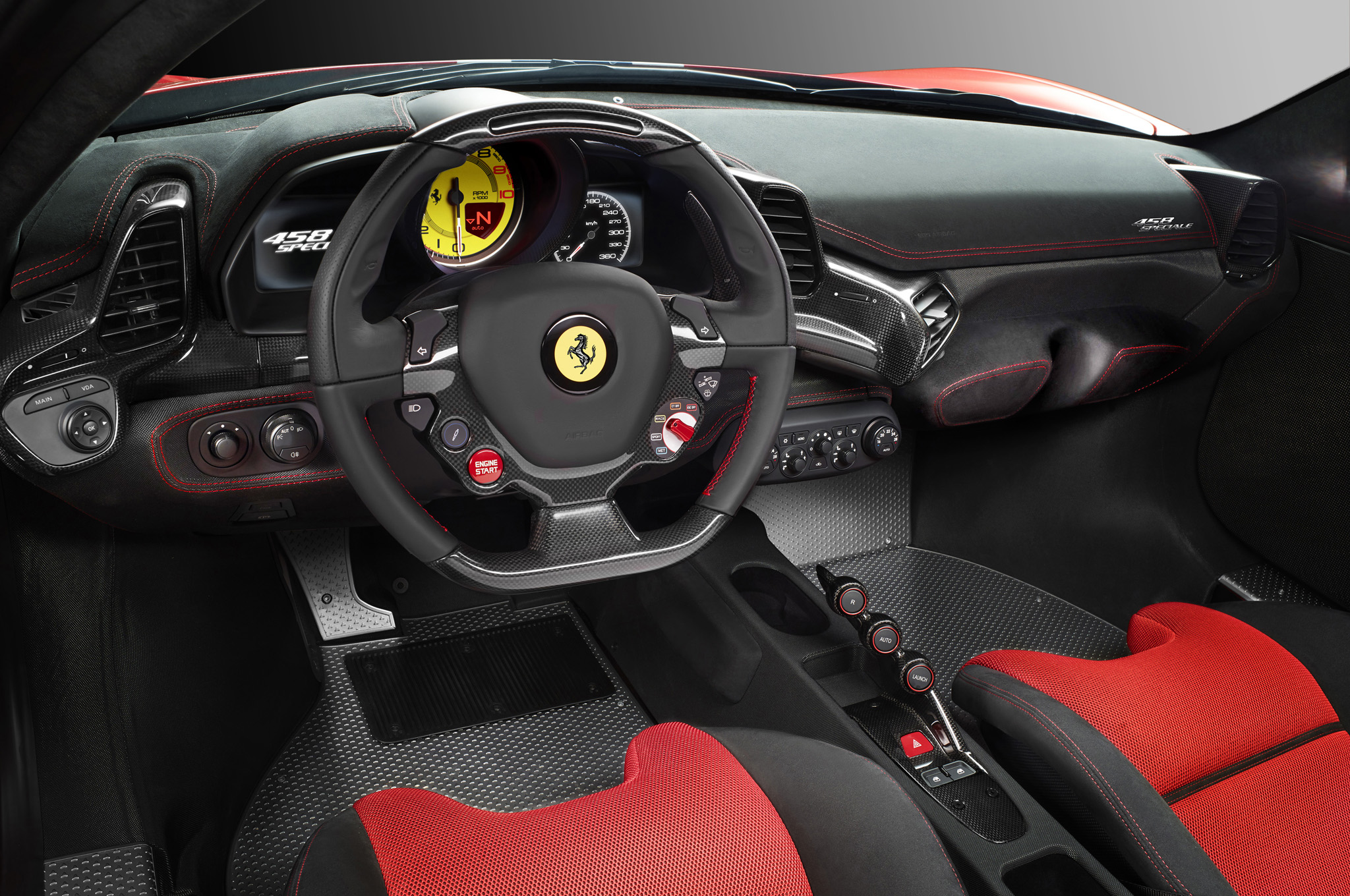 458 speciale interior