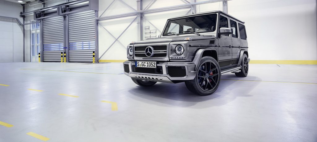 Mercedes-Benz G-Class (BR 463) 2015; AMG G 63 "Edition 463"Exterieur: palladiumsilber metallicexterior: palladium silver metallic
