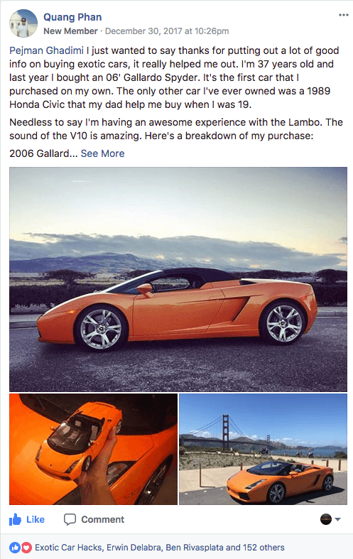 tech specs course exotic car hacks