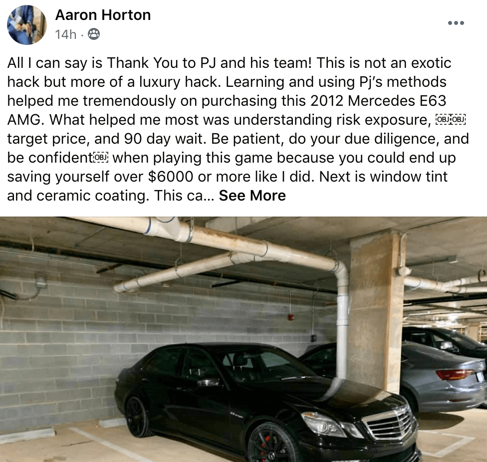 Aaron - Mercedes E63 AMG