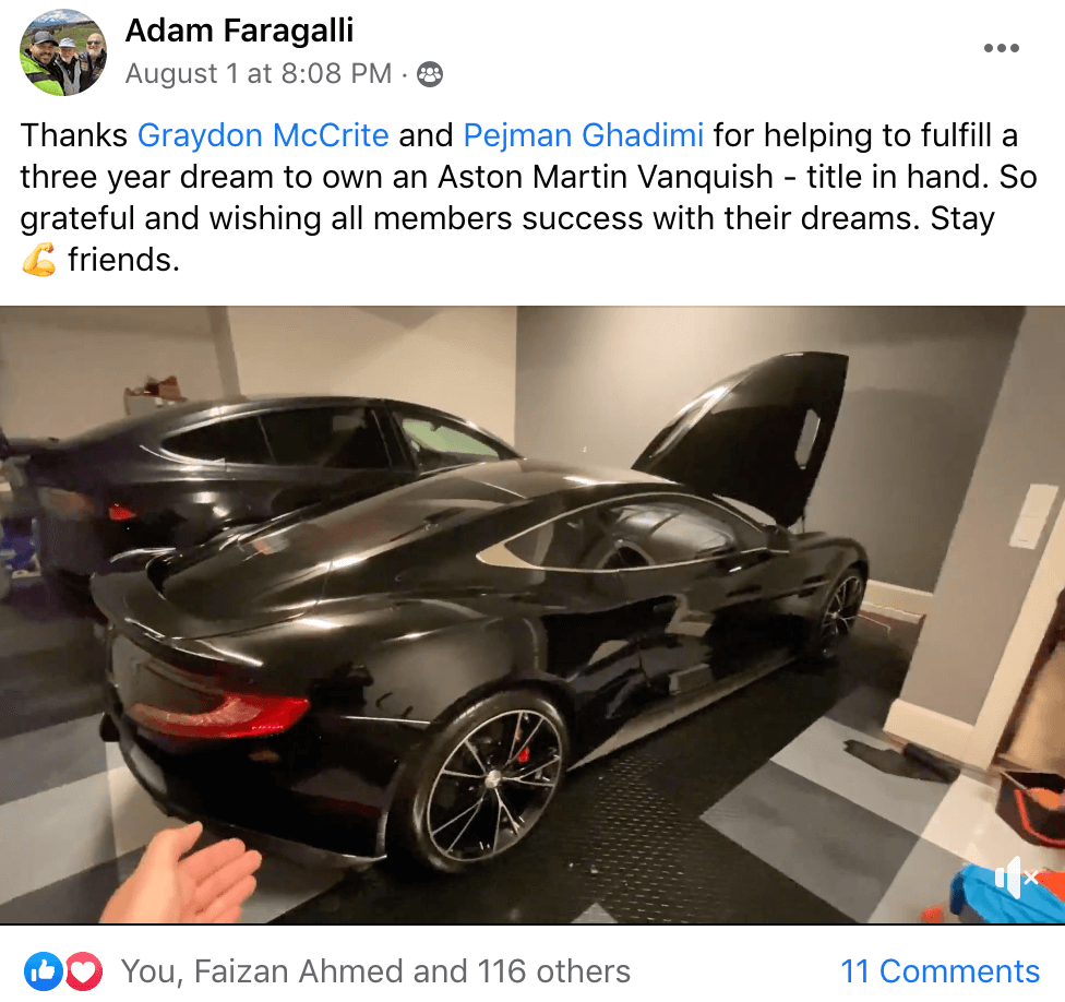 Adam Aston Martin Vanquish
