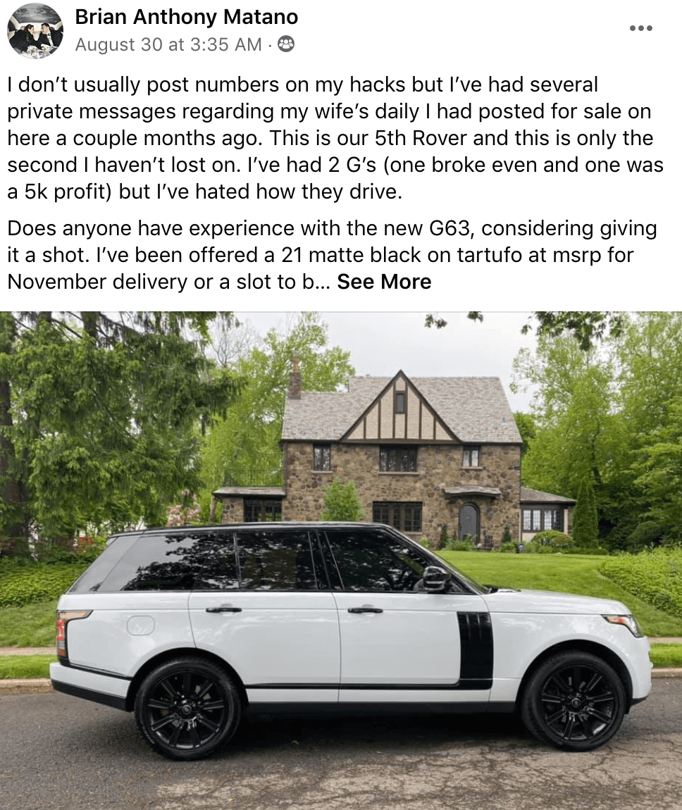 Brian Range Rover