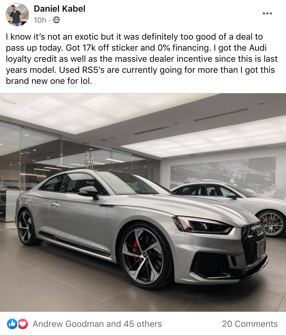 Daniel - Audi RS5