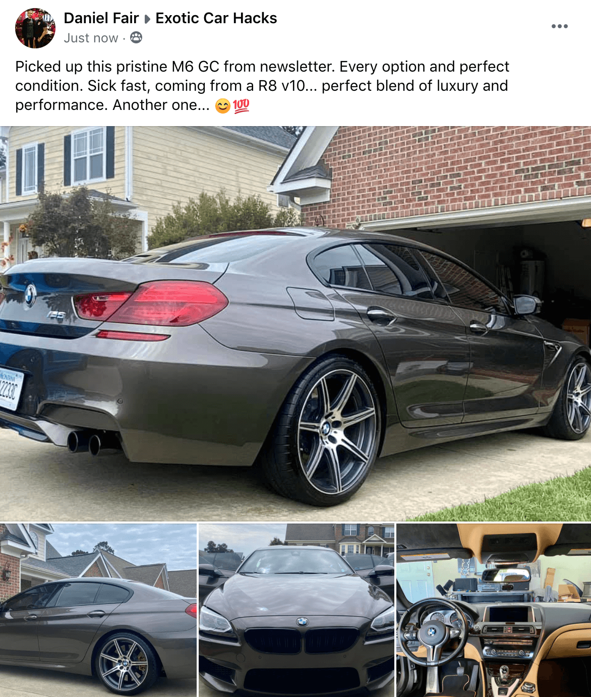 Daniel - BMW M6 Newsletter