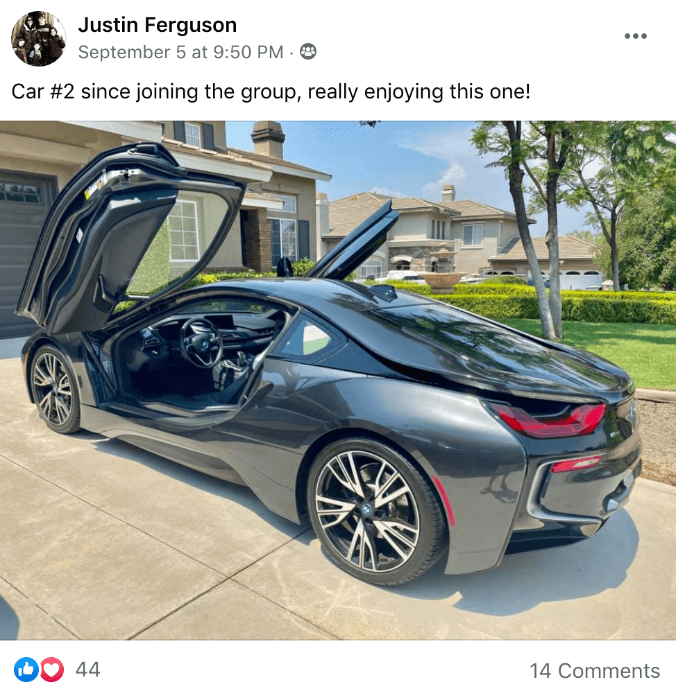Justin BMW I8
