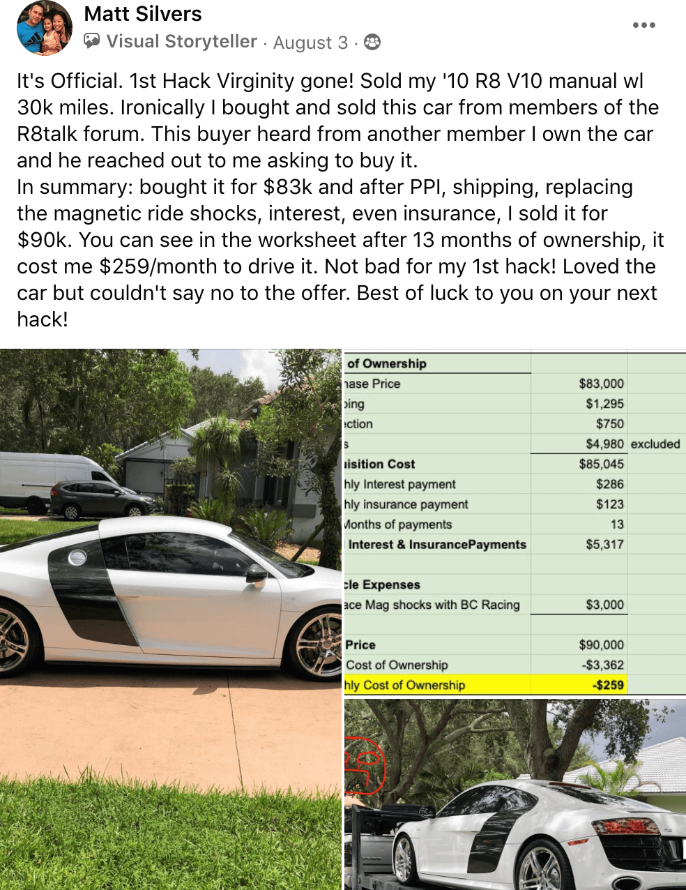 Matt Audi R8