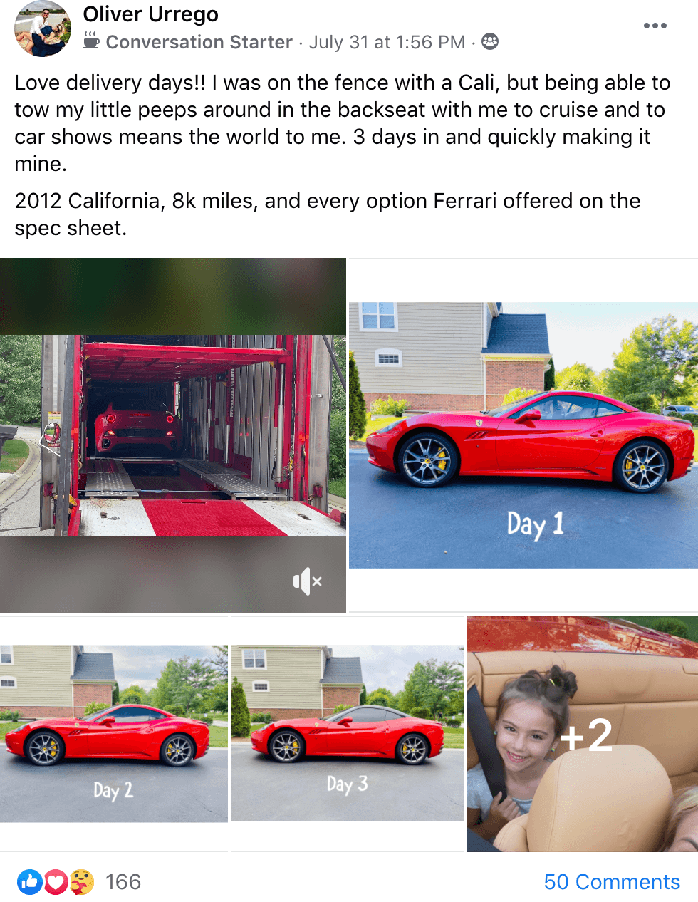 Oliver Ferrari California