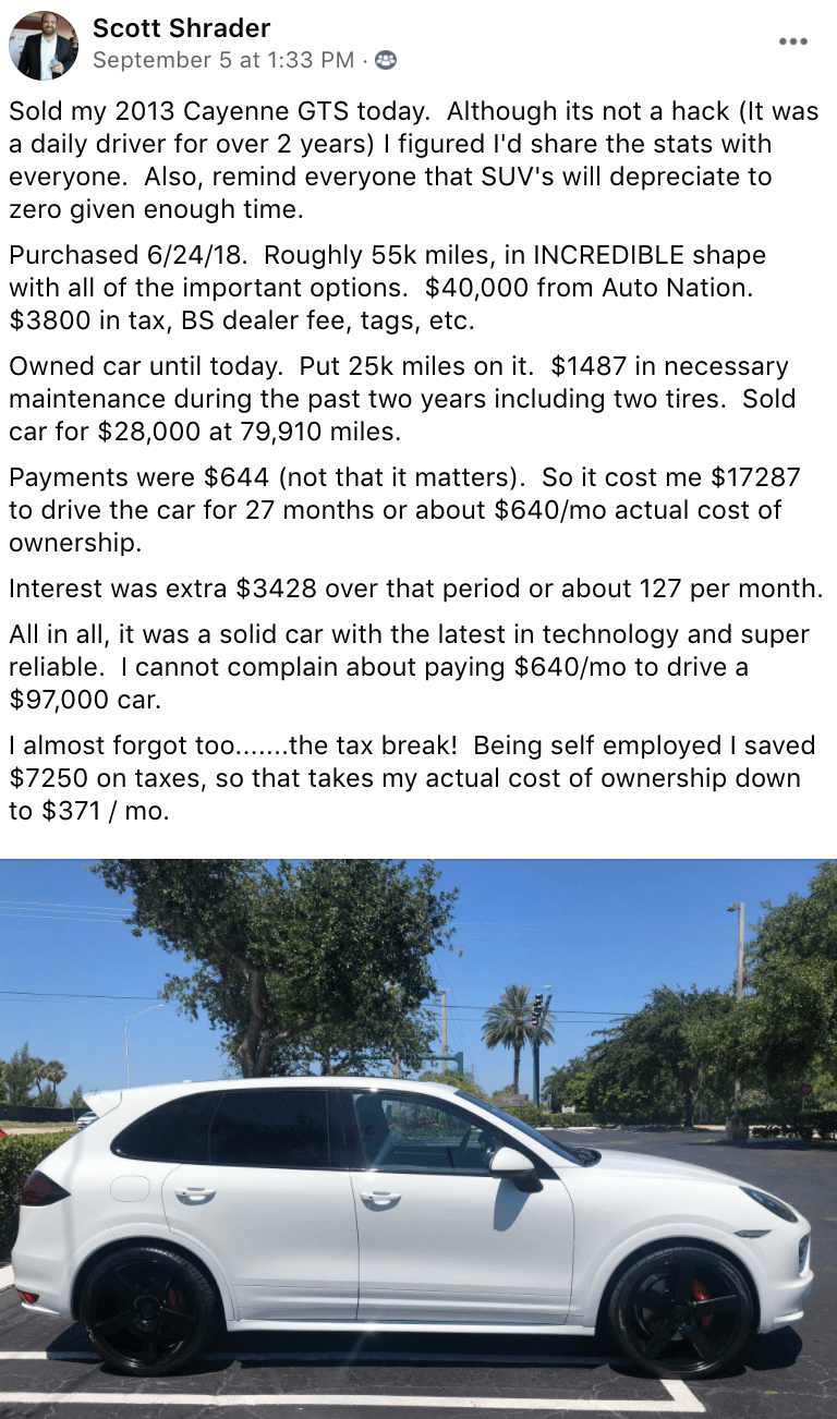 Scott Porsche Cayenne