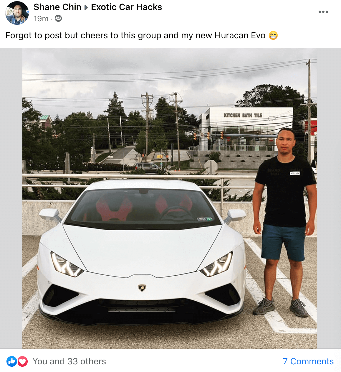 Shane Lamborghini Huracan Evo