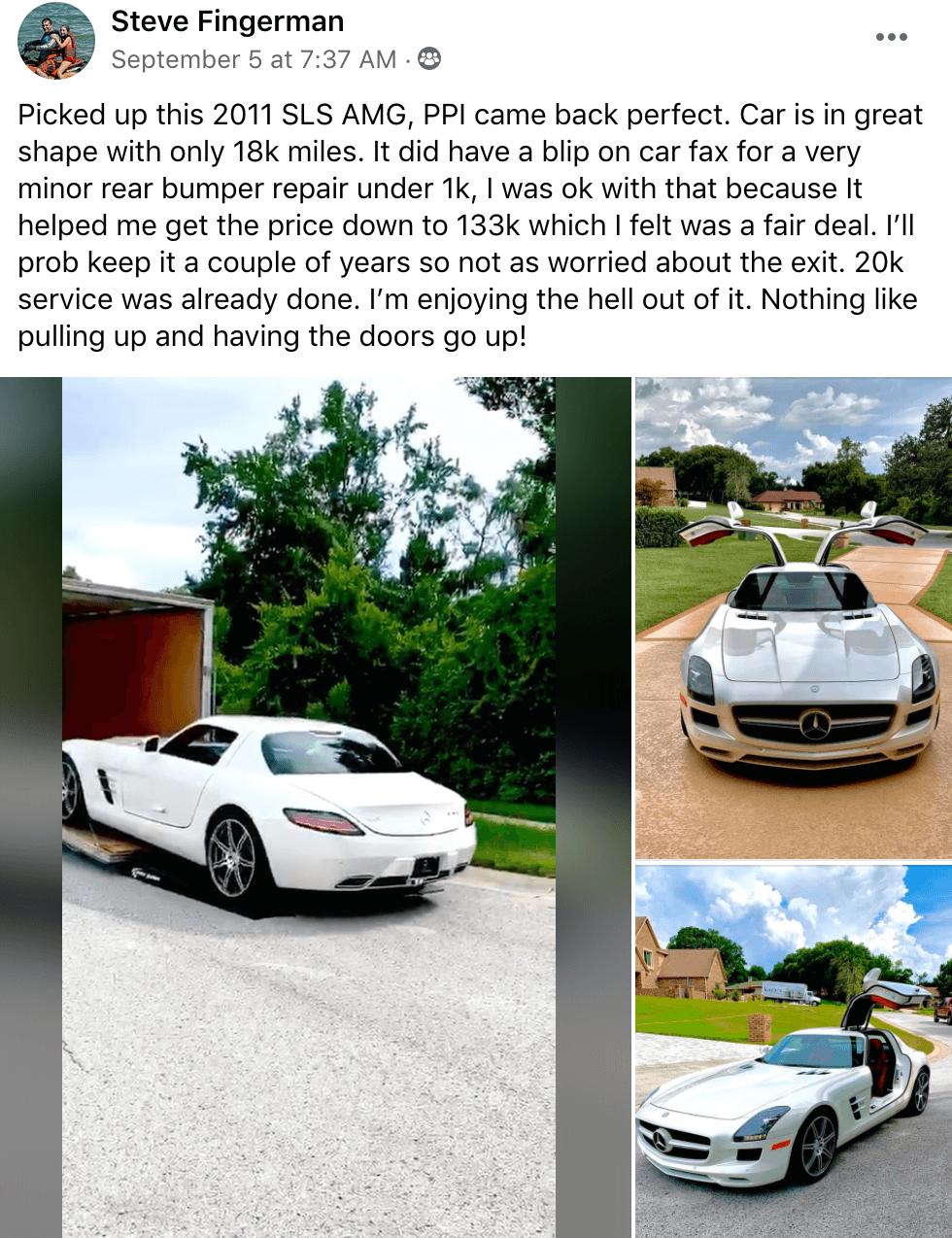Steve Mercedes SLS