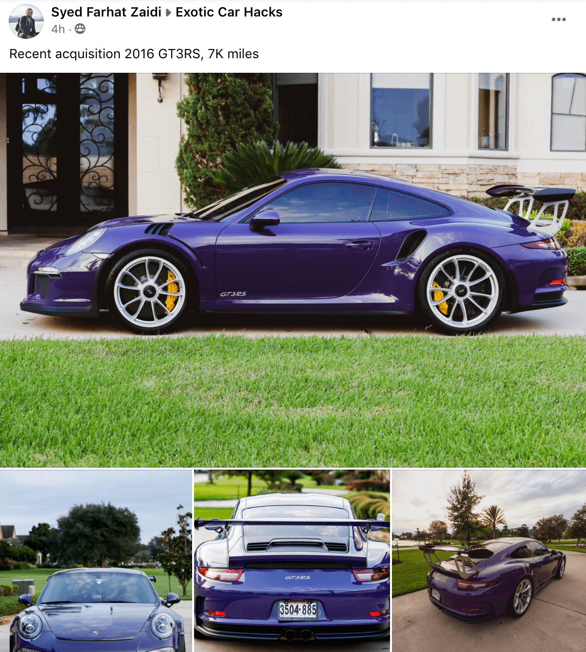 Syed - Porsche GT3 RS