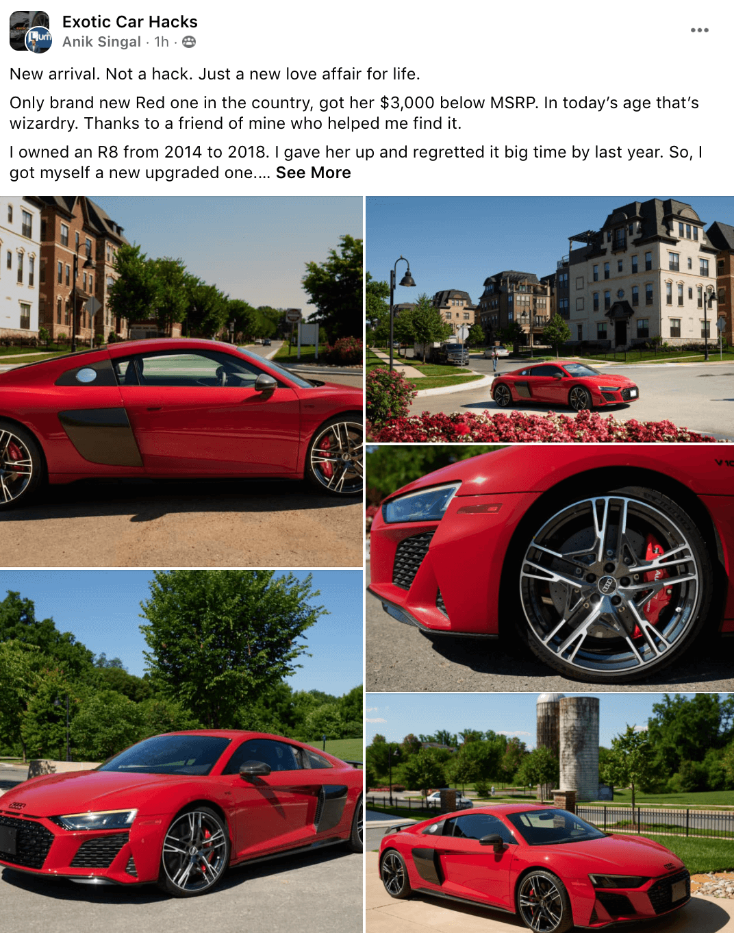 Anik Singal - Audi R8