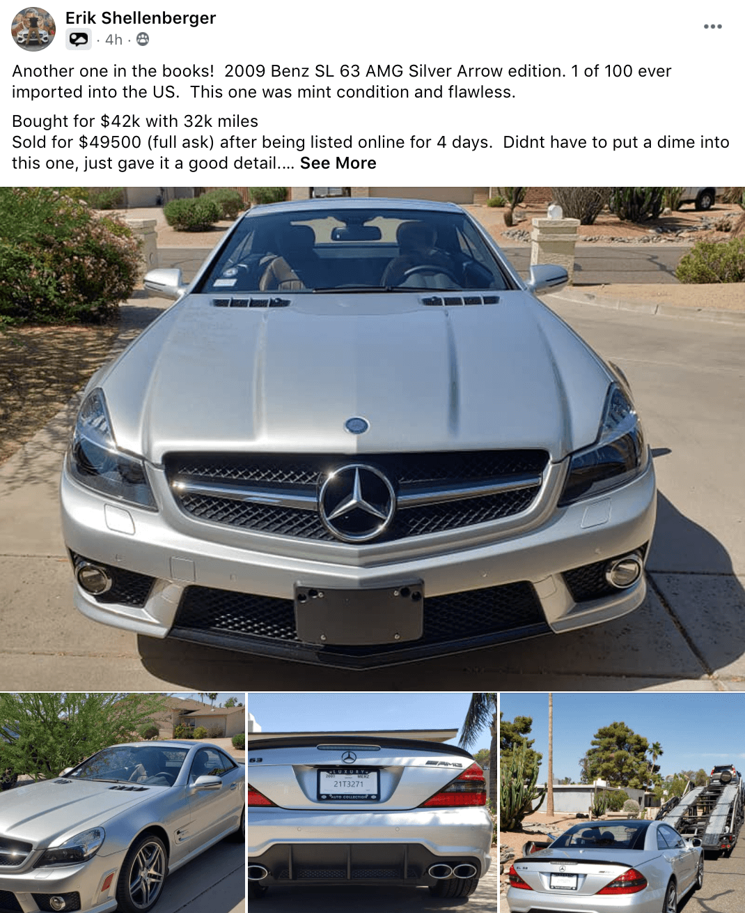 Erik Shellenberger - Mercedes SL 63 AMG CS