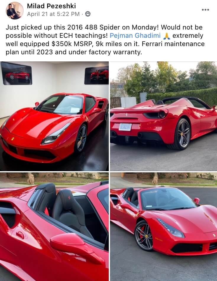 Milad Pezeshiki - Ferrari 488
