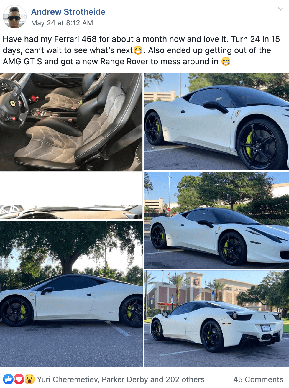 Andrew - Ferrari 458