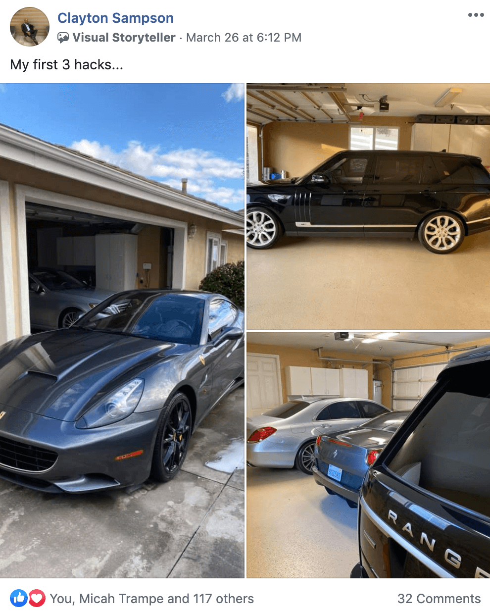 Clayton - Ferrari F430 and Range Rover