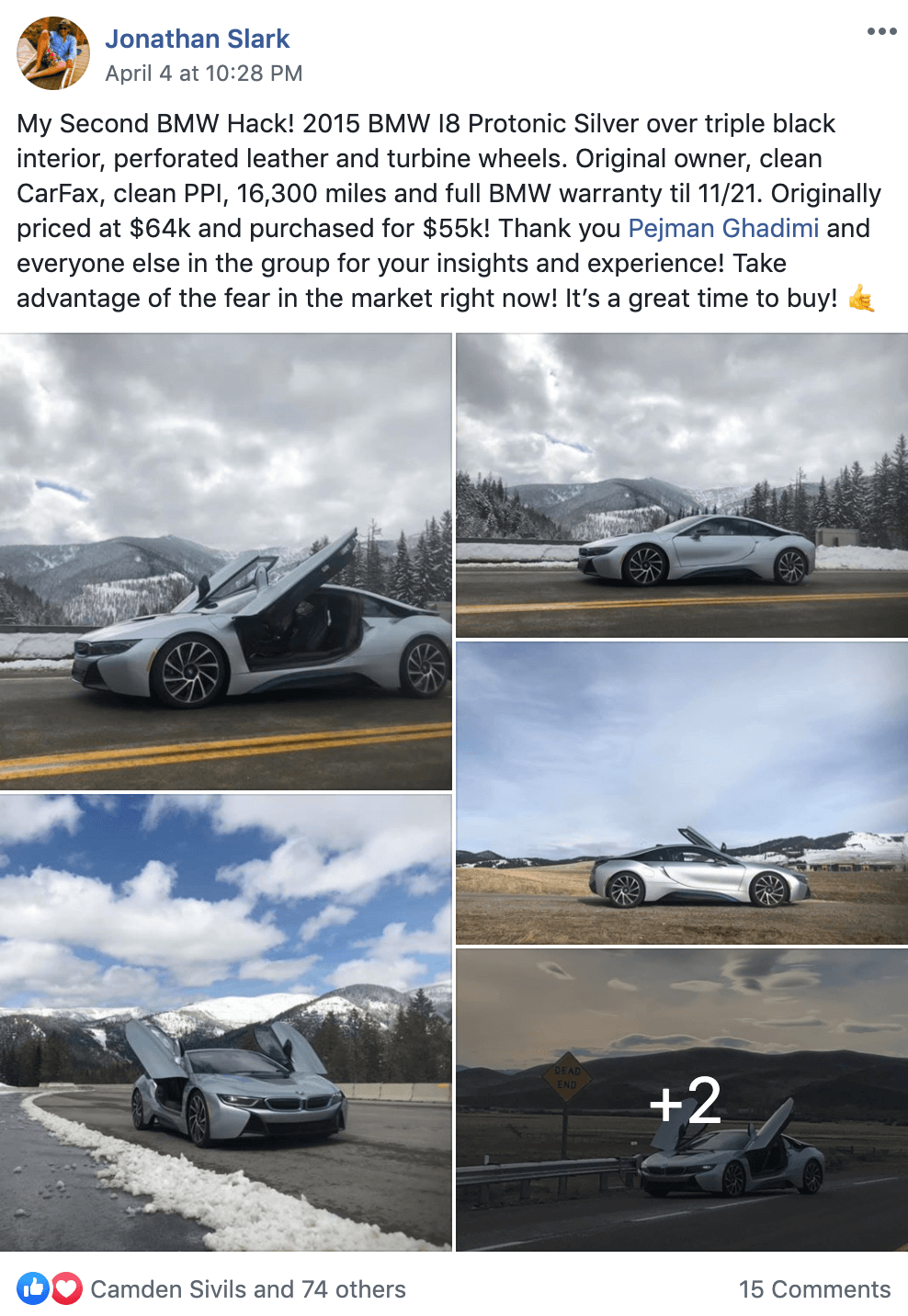 Jonathon - BMW i8