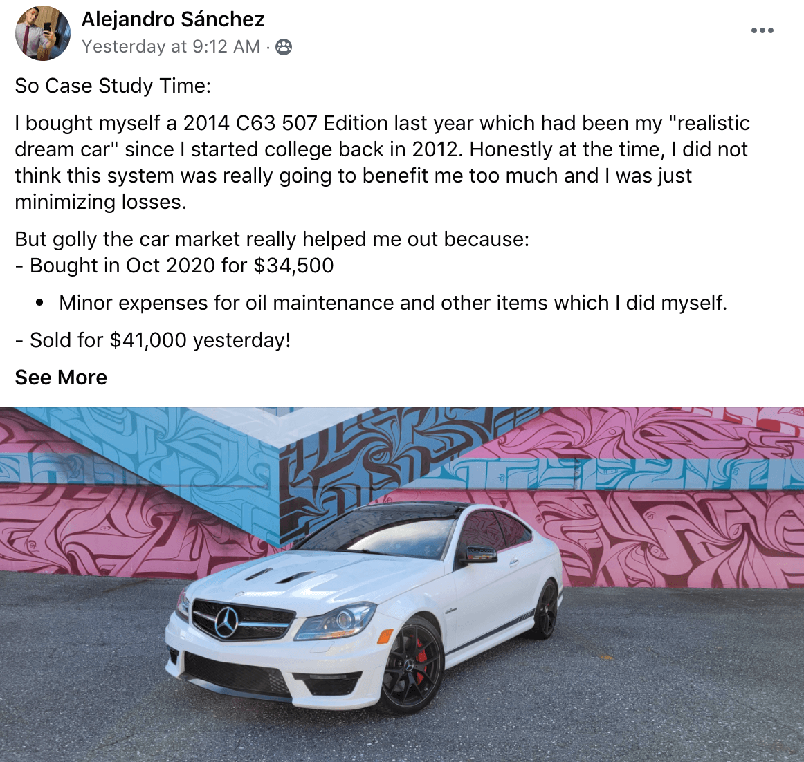 Alejandro - Mercedes C63 CS
