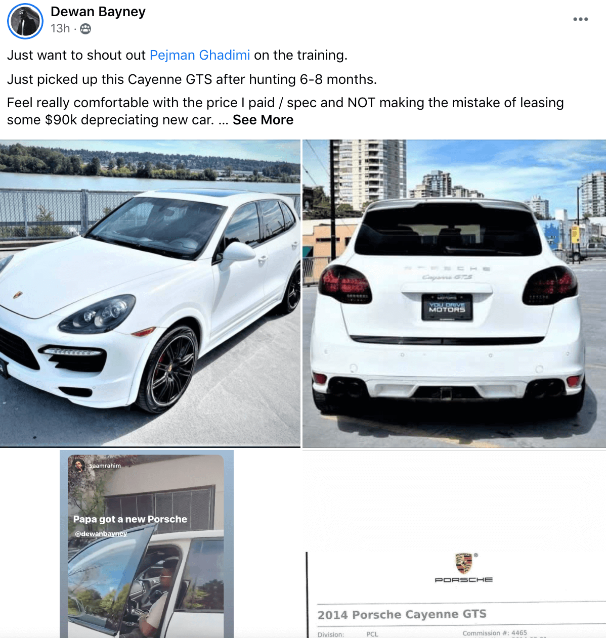 Dewan - Porsche Cayenne GTS