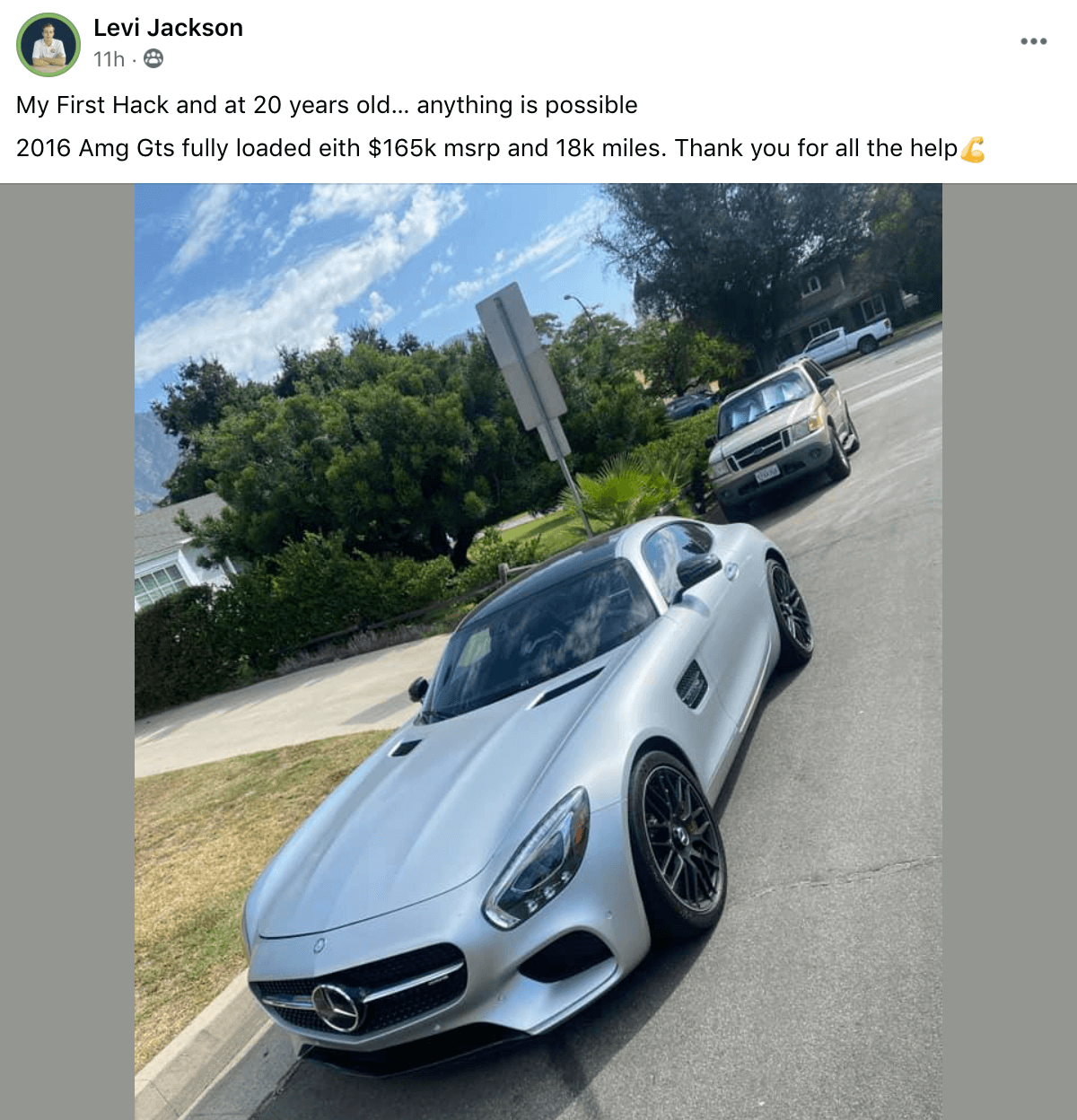 Levi - Mercedse AMG GTS