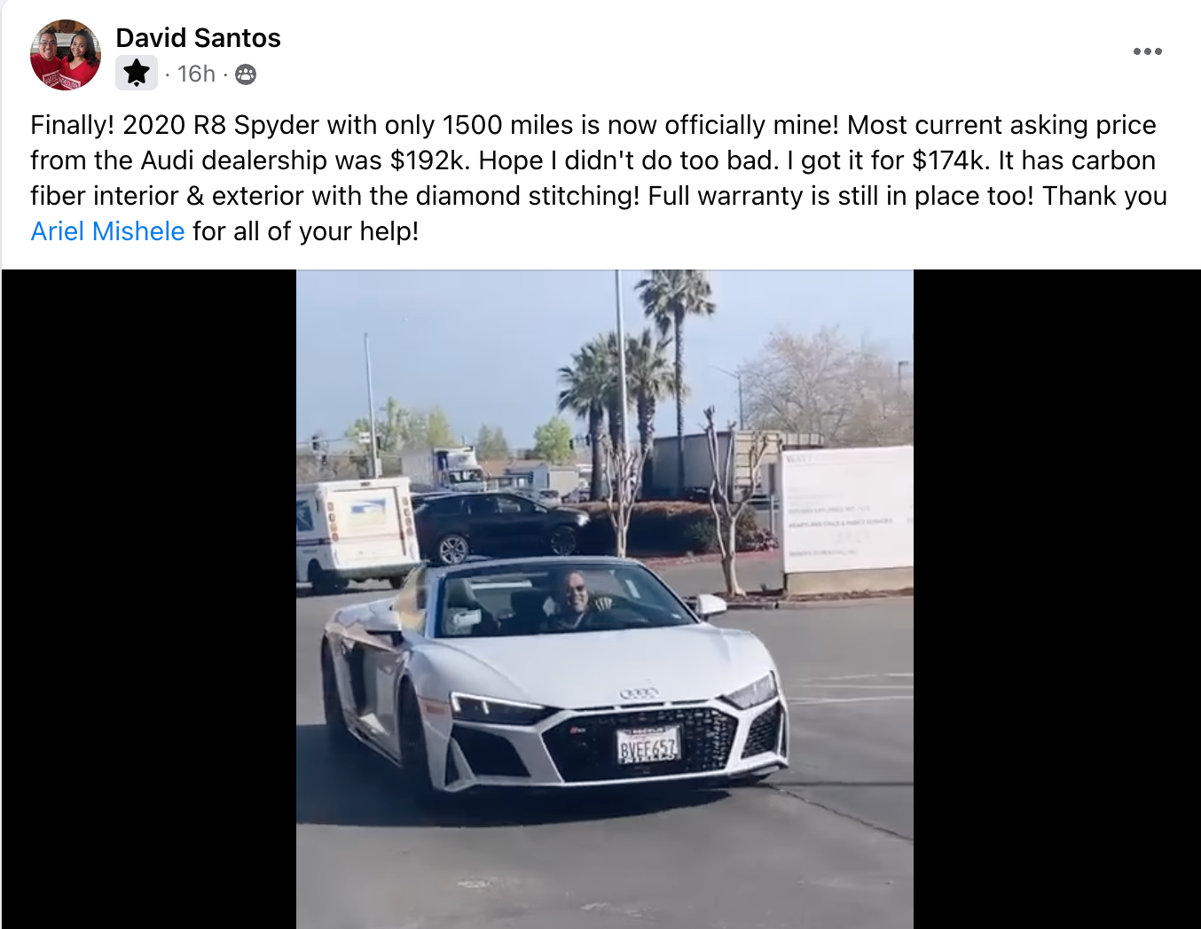 David - Audi R8