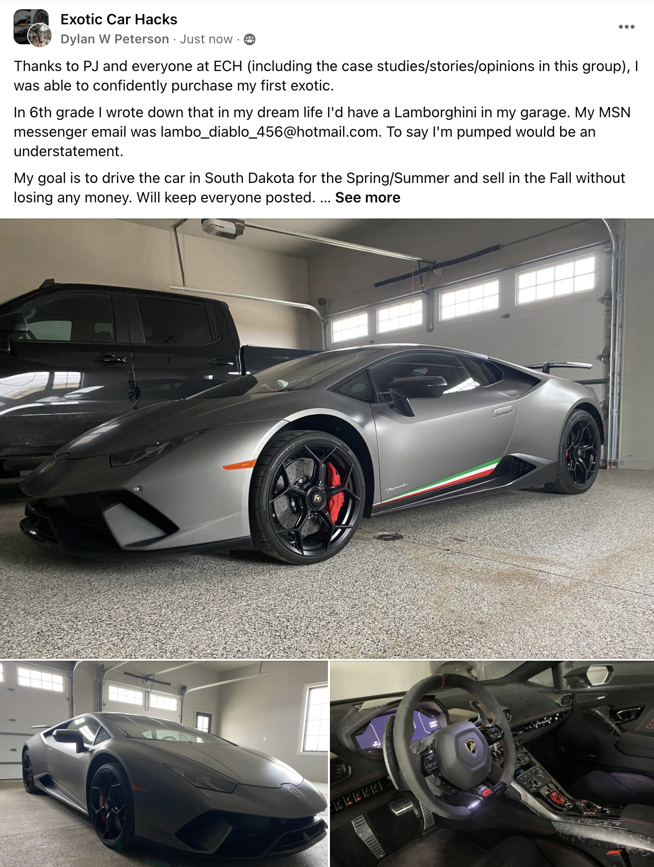 Dylan - Lambo Huracan Performante