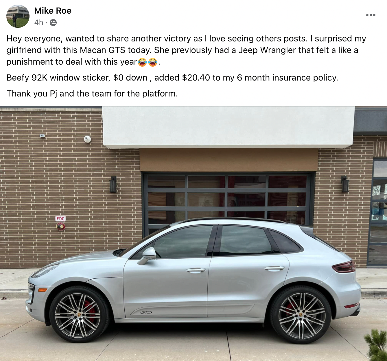 Mike - Porsche Macan