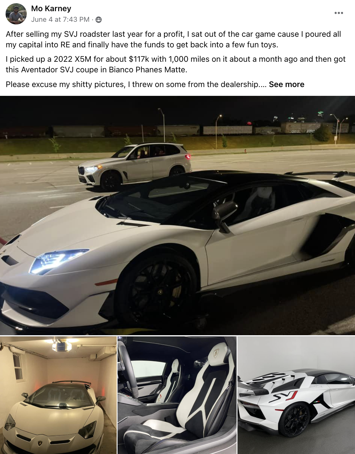 Mo - Lambo SVJ roadster