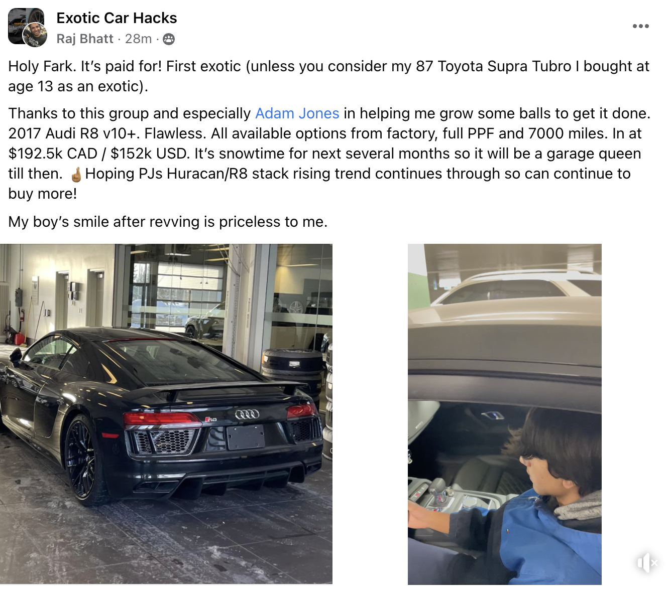 Raj - Audi R8