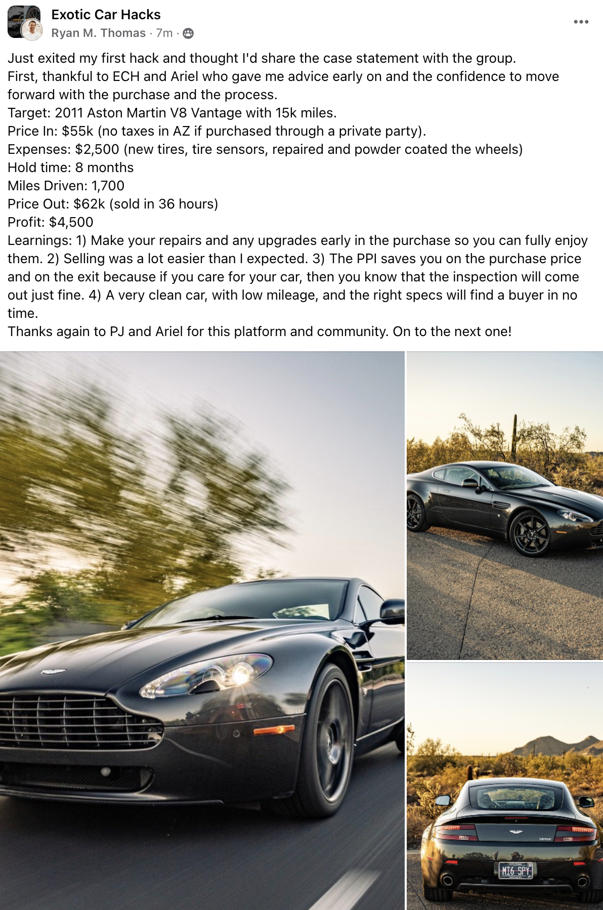 Ryan - Aston Martin Vantage CS