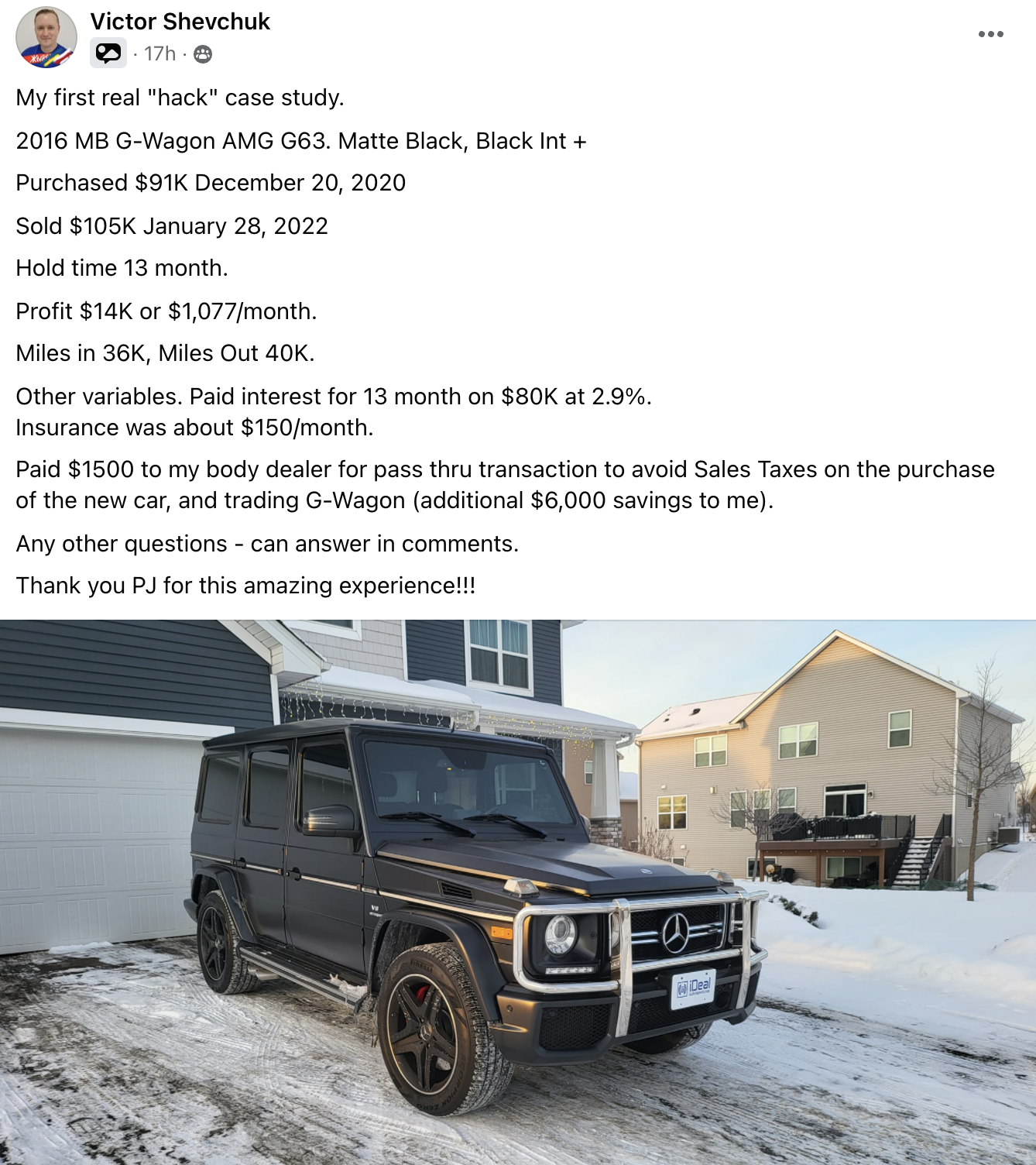 Victor - Mercedes G Wagon CS