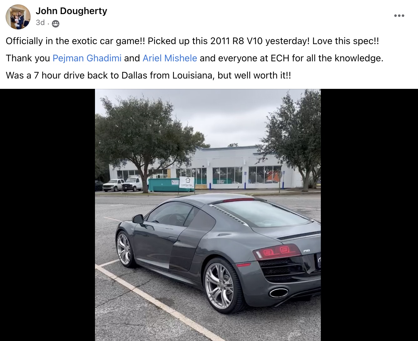 John - Audi R8